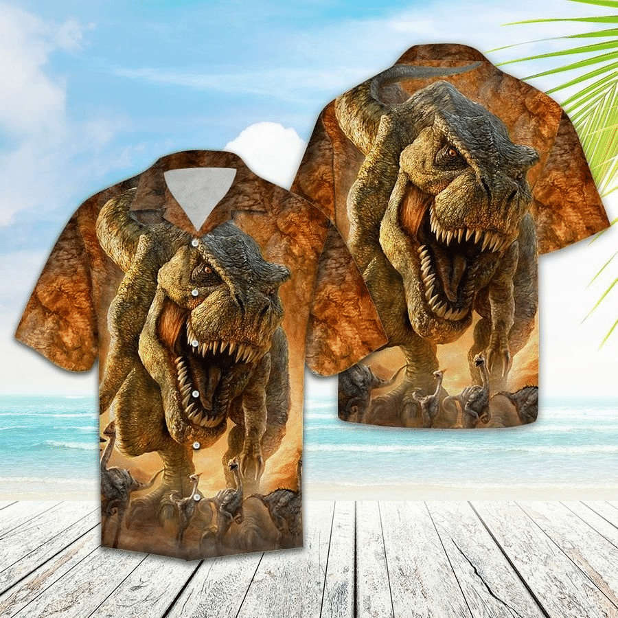 Shop Hawaii Aloha Shirts Beautiful Dinosaurs Ha73348