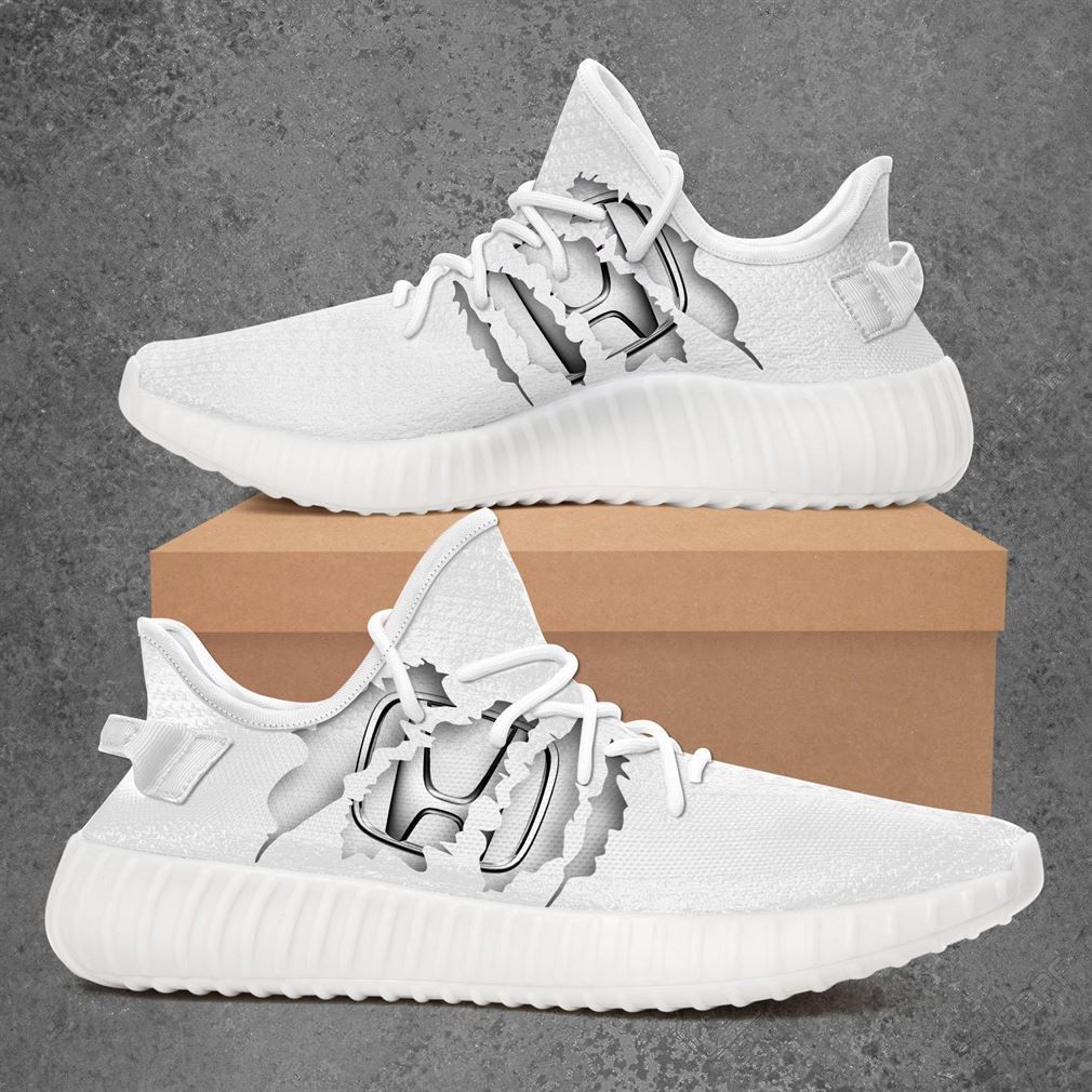 Honda Car Yeezy Sneakers Shoes White