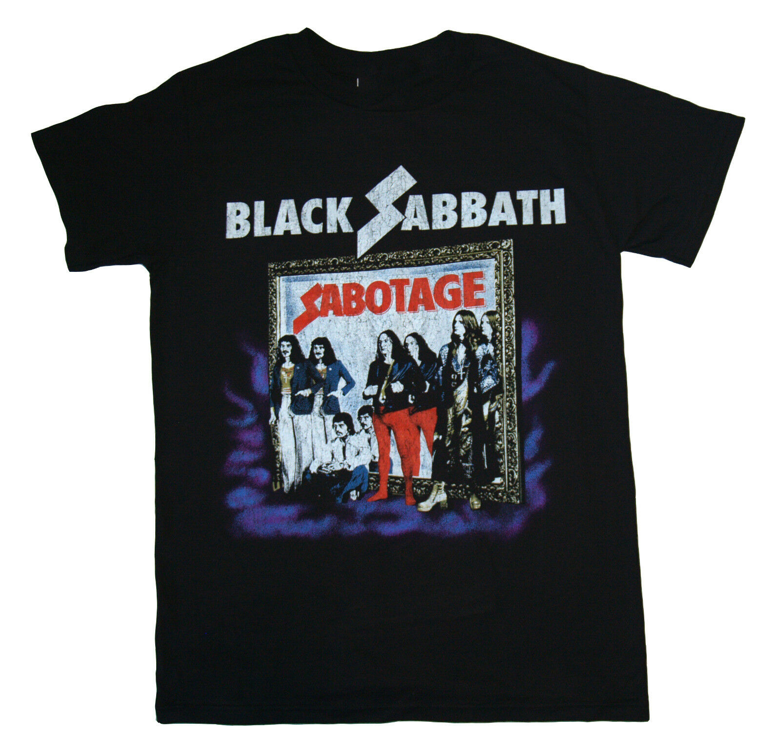 Vtg Black Sabbath Band Sabotage Unisex Men’S T Shirt Black