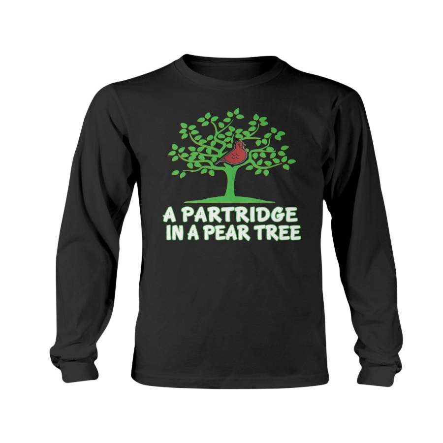 A Partridge in Pear Tree Song 12 Days Christmas Sweatshirt & Hoodie