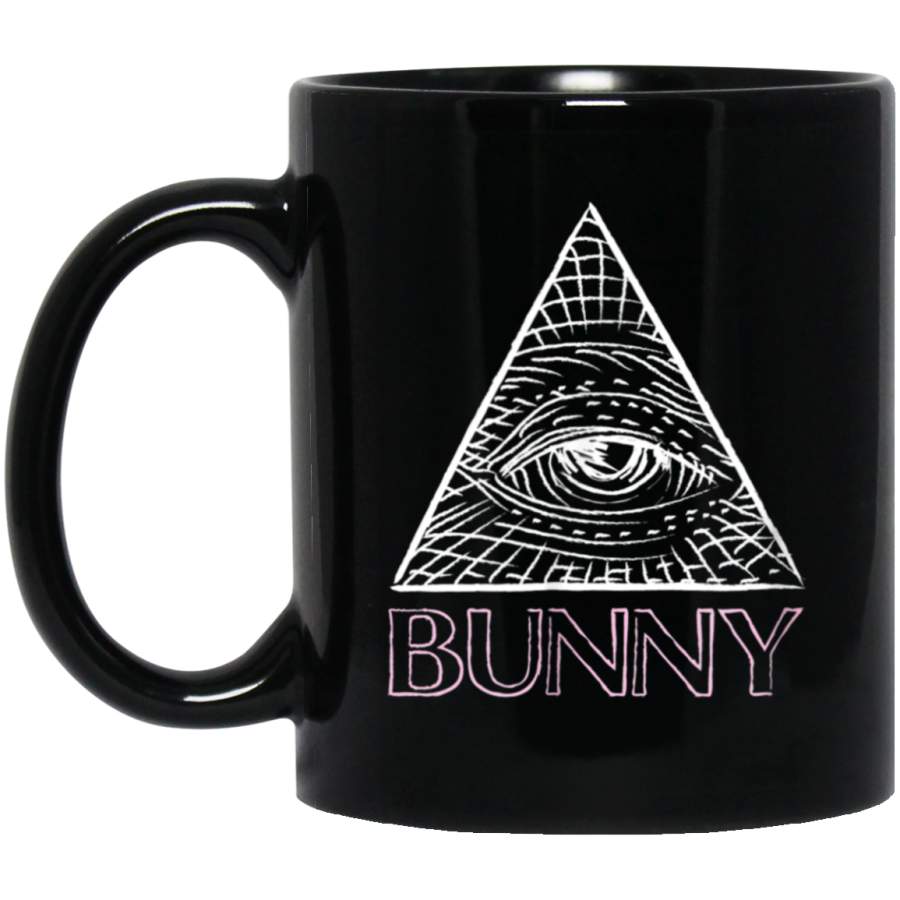 Bad Bunny Illuminati Design Mug Black Mug