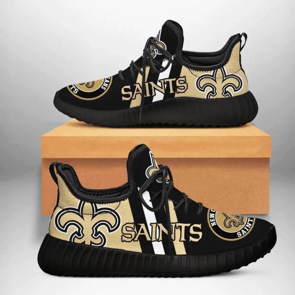 New Orleans Saints Sneakers Custom 12 Shoes Black Shoes Fa