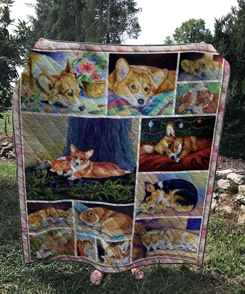 Corgi My Boss LF2 3D Customized Quilt