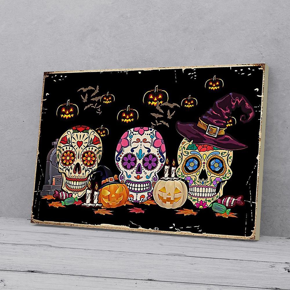 Skull Halloween Radiologist Canvas And Poster, Canvas Prints, My Poster Wall, Canvas Wall Art, Wall Decor Visual Art, Halloween Gift, Happy Halloween