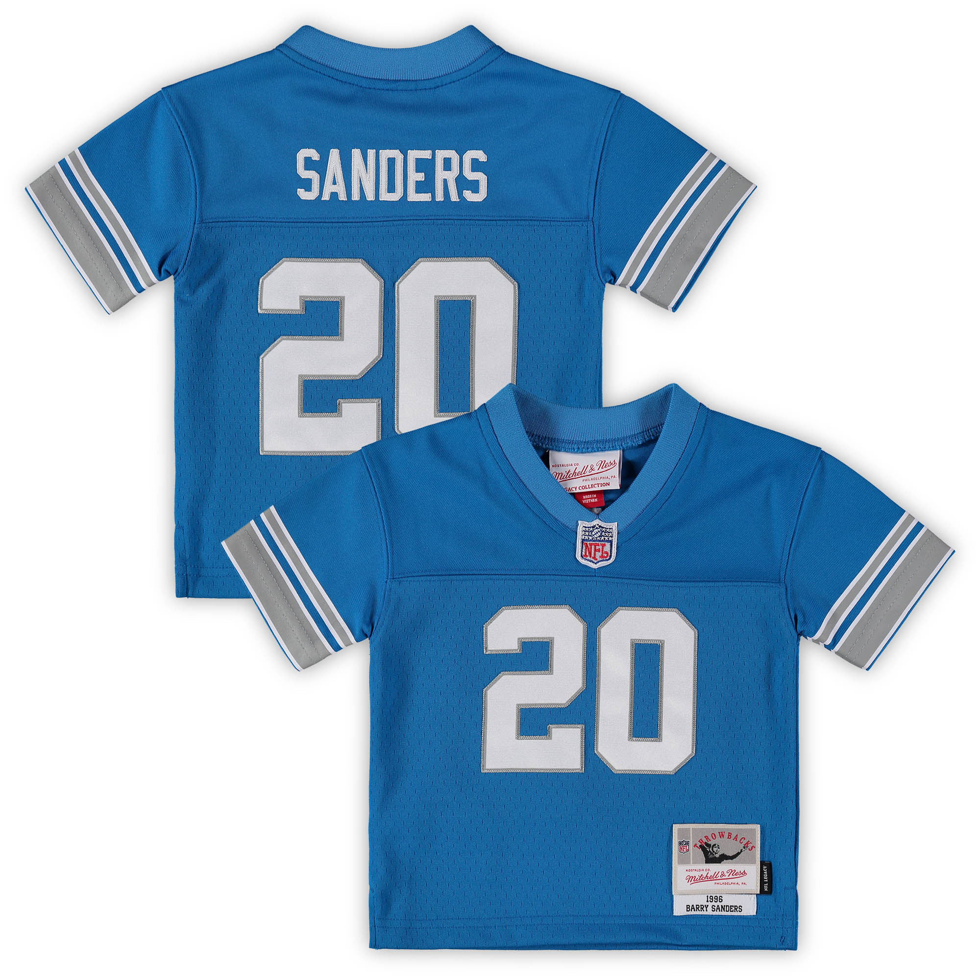 Barry Sanders Detroit Lions Mitchell & Ness Infant 1996 Retired Legacy Jersey – Blue NFL