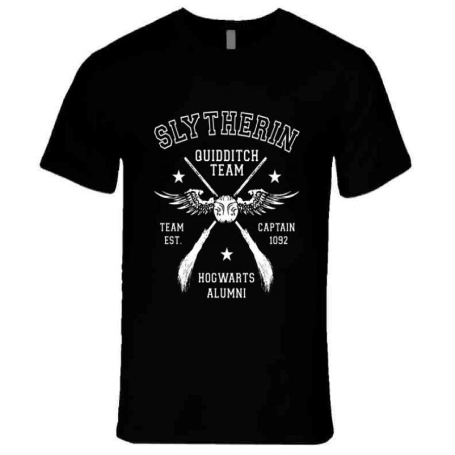 Slytherin Quidditch Team Captain T Shirt - ReadingLLC