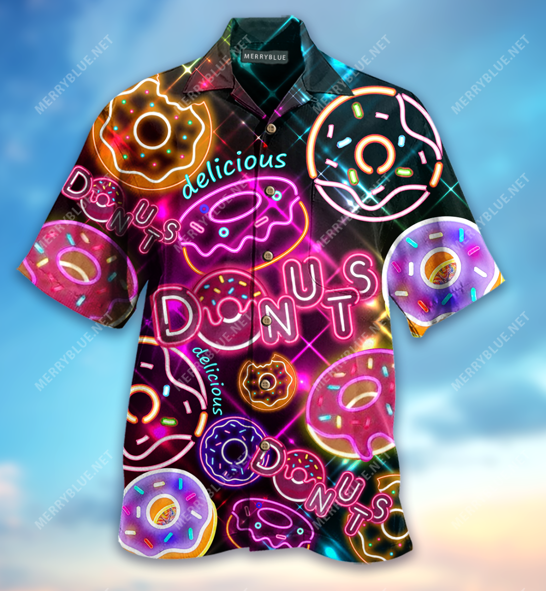 Donut Makes My Vibe Unisex Hawaii Shirt Ha111351