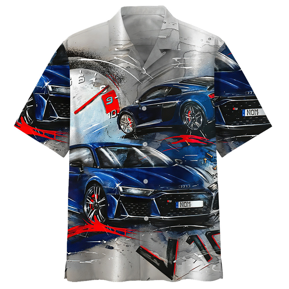 Racing Car Colorful Hawaii Shirt For Men Women Ha83564