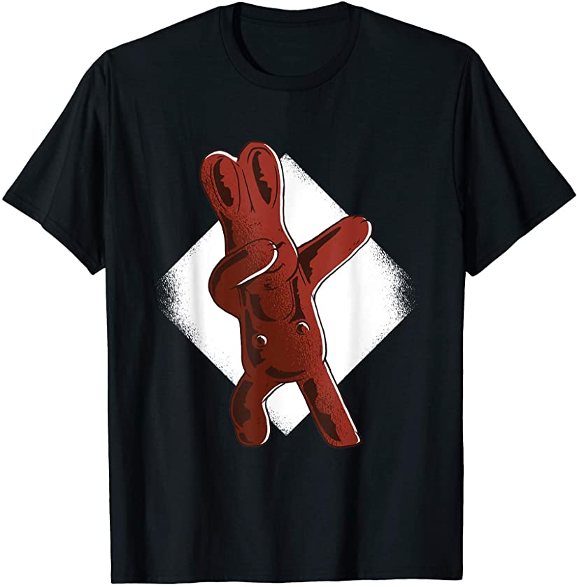 Dabbing Chocolate Easter Bunny – Chocolate Rabbit Dab Dance T-Shirt