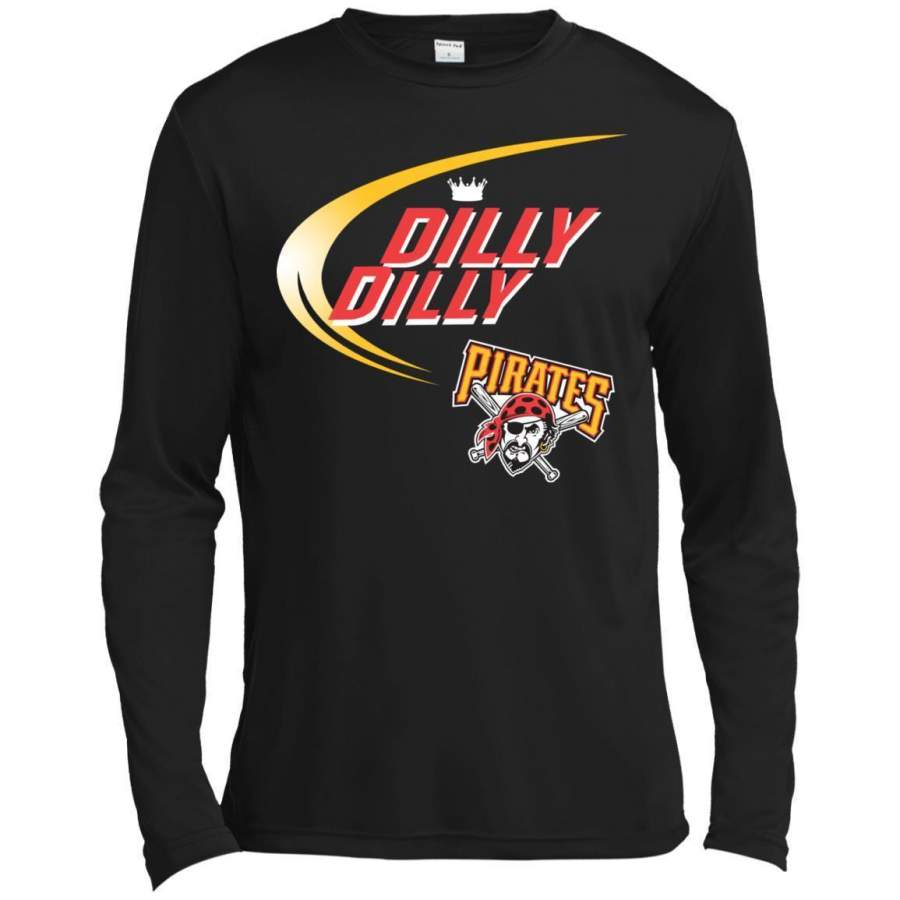 AGR Dilly Dilly Pittsburgh Pirates Sport Premium Long Sleeve T-shirt