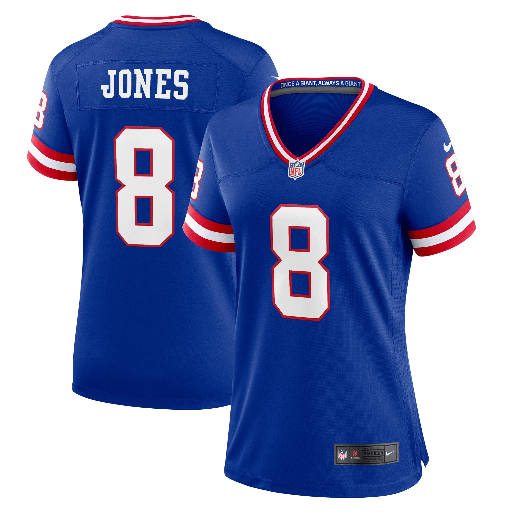 Women’s New York Giants Daniel Jones Royal Player Jersey 2