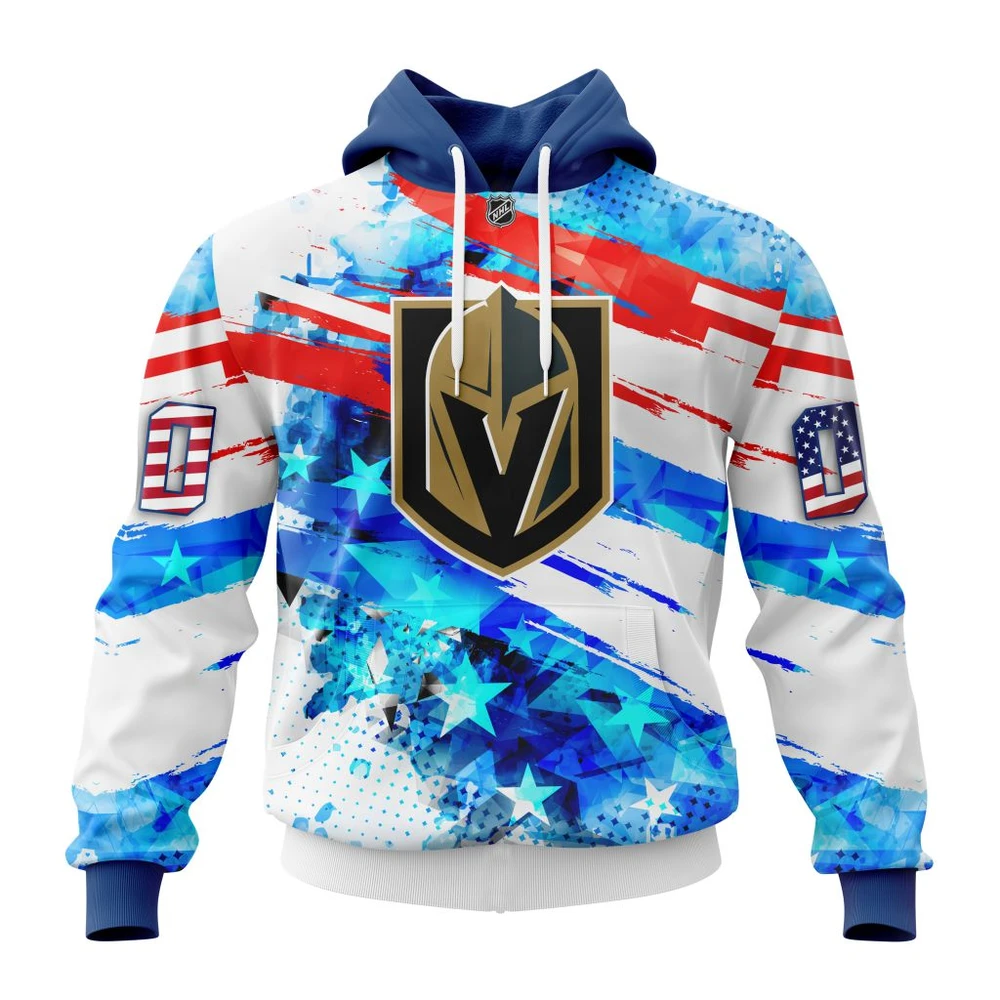 Hoodie Vegas Golden Knights, Special Concept For Independence Day St2201 Qtnhl080524A66Hd