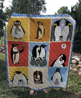 Family Penguin Quilt Blanket – Quilt