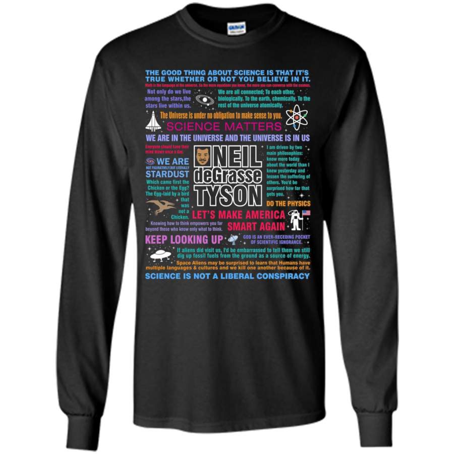 Science Neil deGrasse Tyson NDT Quotes T-Shirt