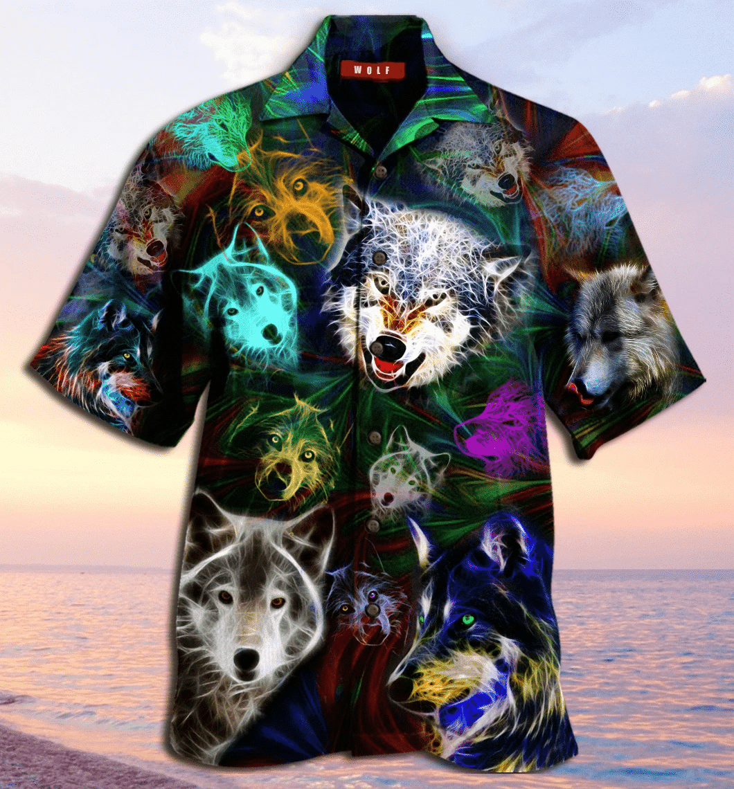 High Quality Brave Wolves Hawaii Aloha Shirts Ha76156