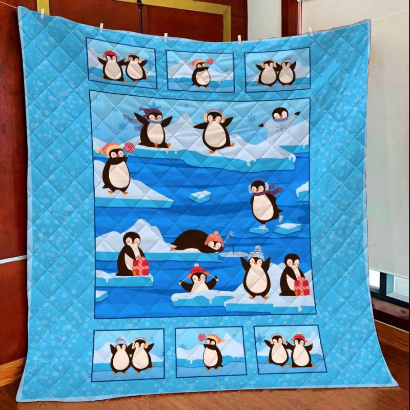 Penguin Family T2707 – Quilt Blanket