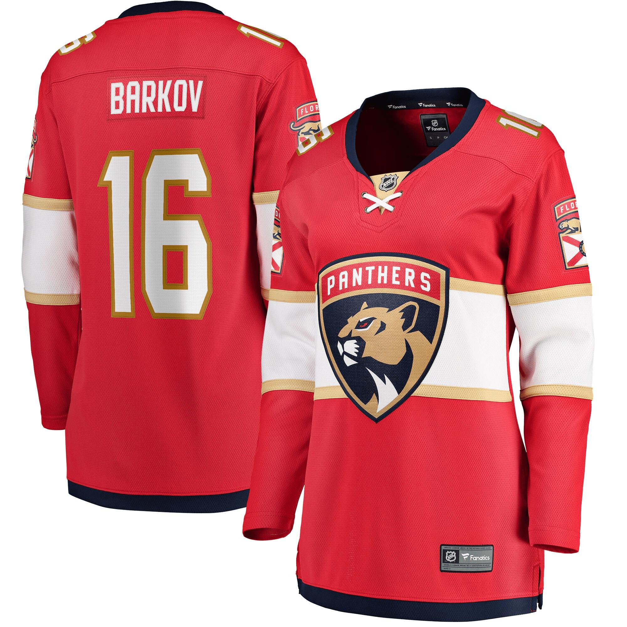 Women’s Aleksander Barkov Red Florida Panthers Home Breakaway Player Jersey Jersey