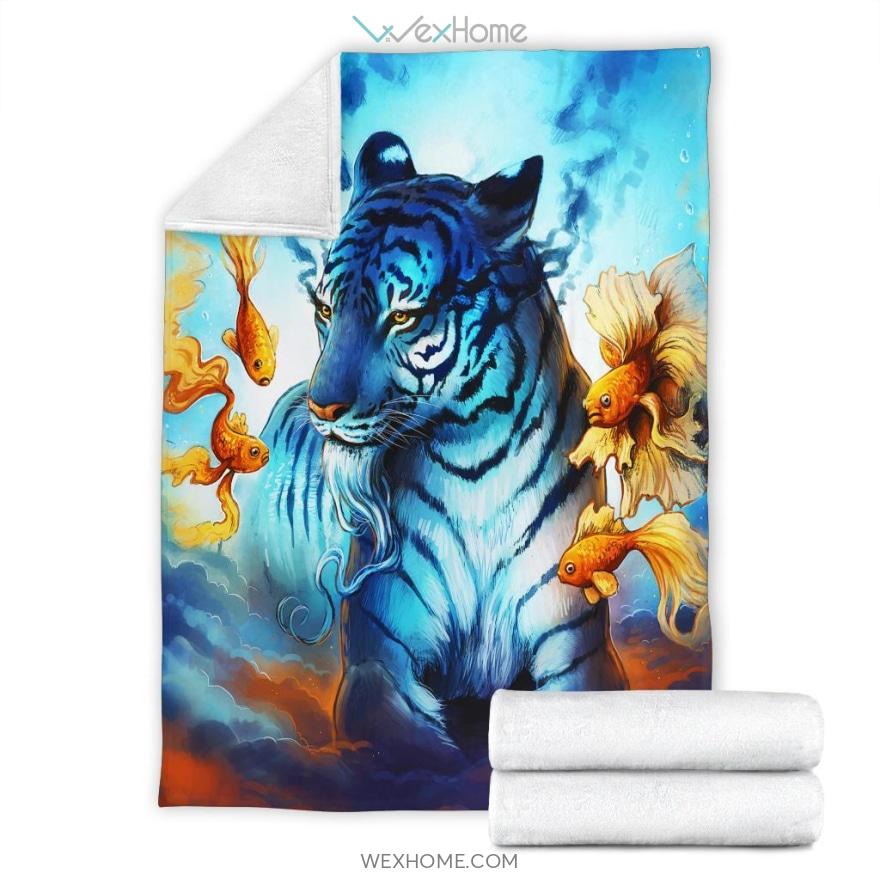 Fantasy Tiger Premium Blanket 5