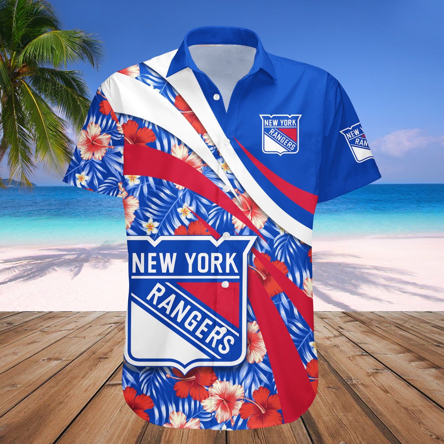 New York Rangers Hawaii Shirt Hibiscus Sport Style – Nhl