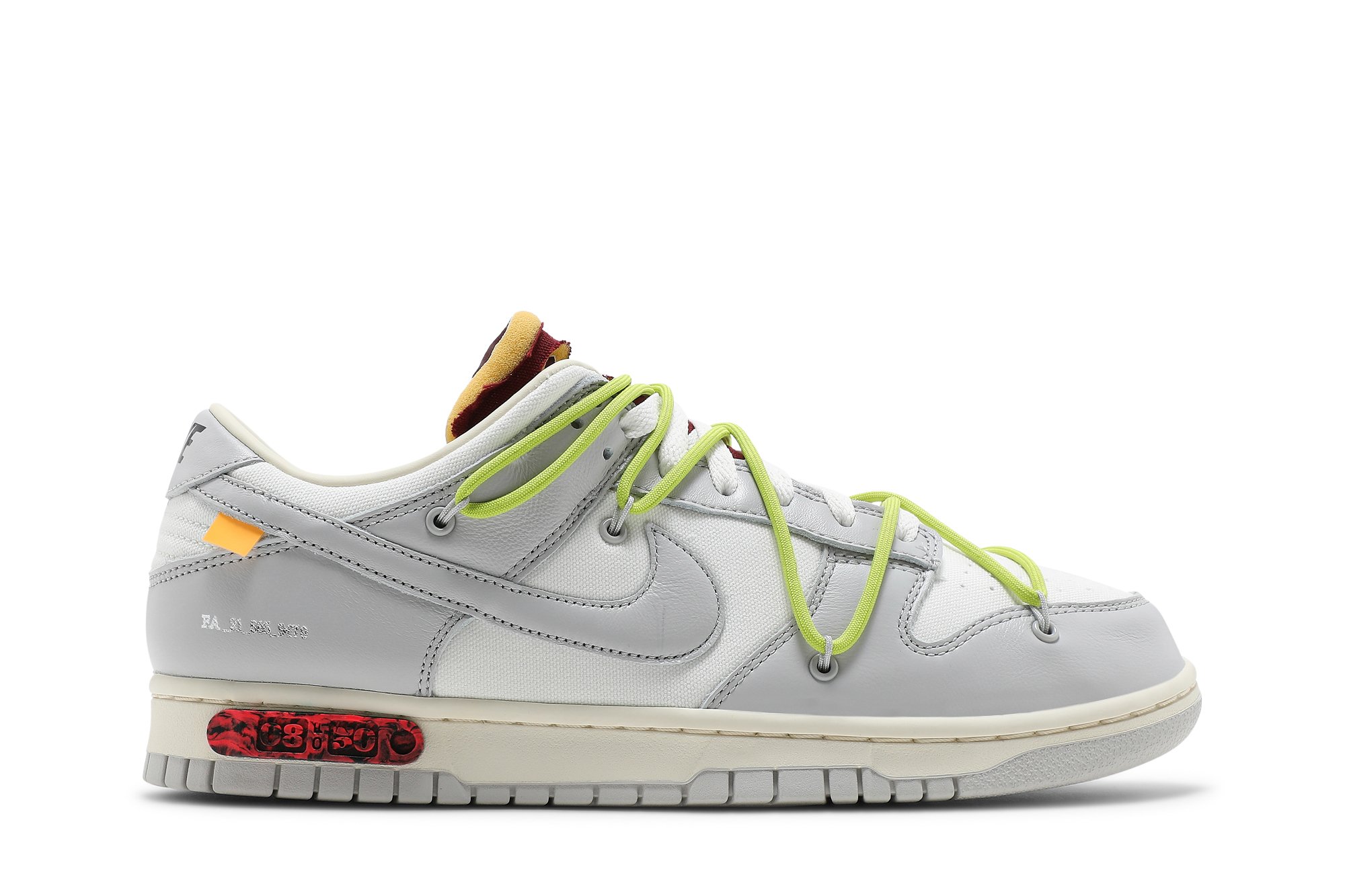 Nike Dunk Low Off-White Lot 8 – Kohlrabis 195240886290