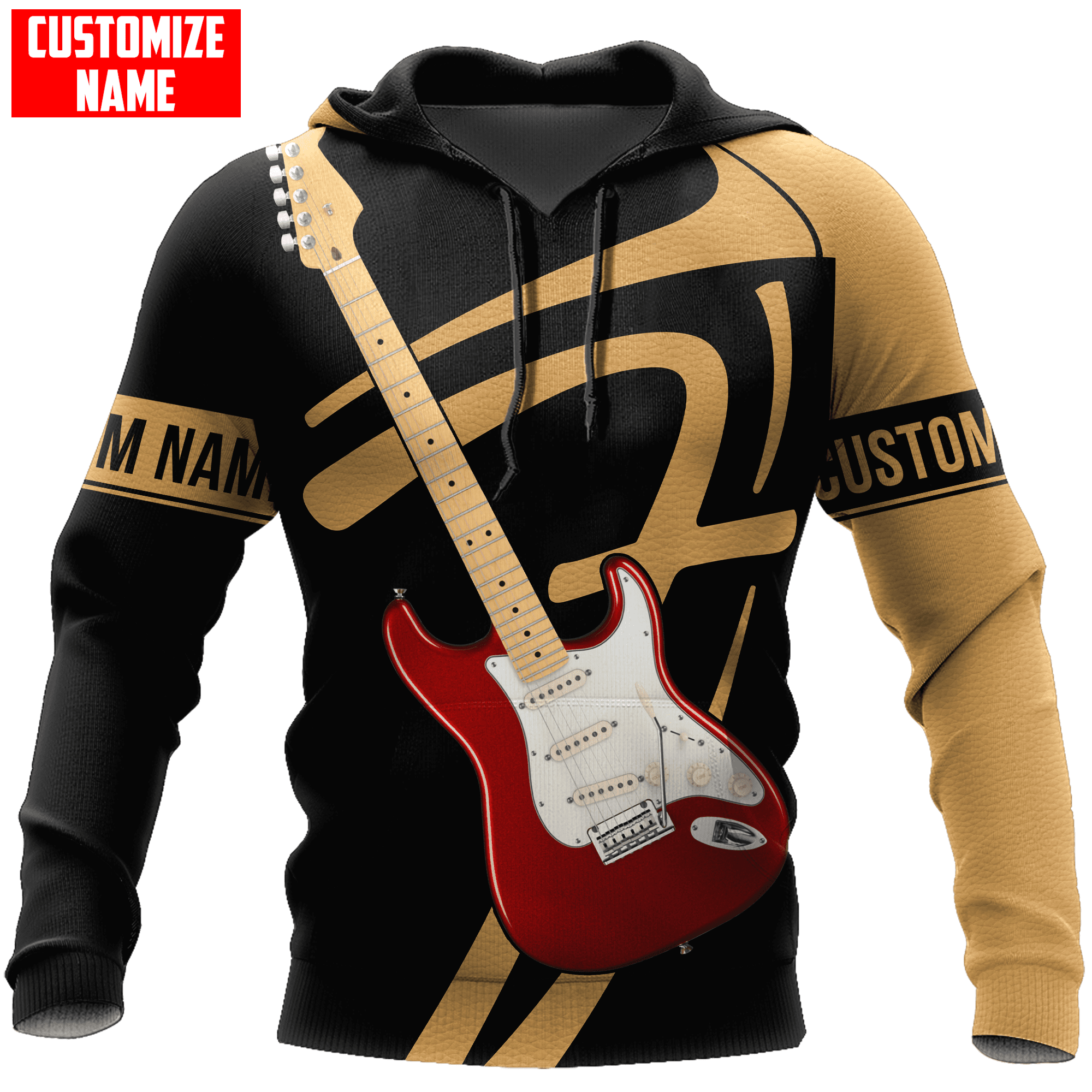 Tmarc Tee Personalized Candy Apple Red Guitar 3D Printed Unisex Shirts Dd02112103