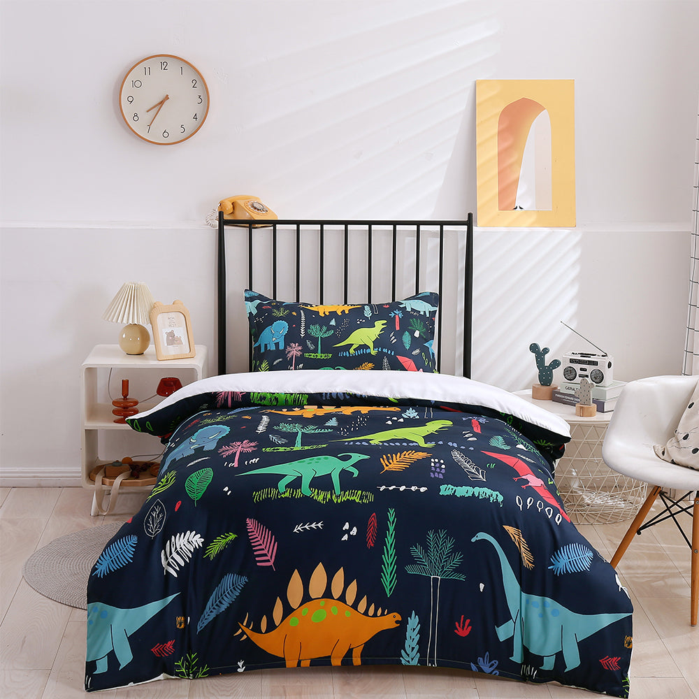 3D Cartoon Animal Dinosaur Quilt Cover Set Bedding Set Duvet Cover Pillowcases 193