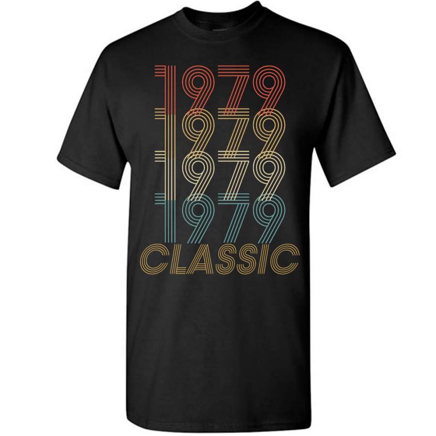 Birthday Retro Gift Vintage Classic 1979 – Gildan Short Sleeve Shirt