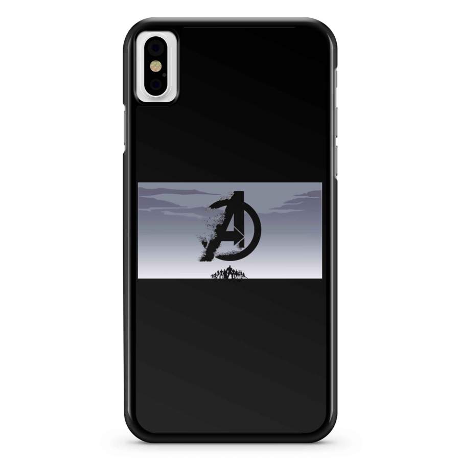 Avengers Endgame Minimalist Poster iPhone X / XS / XR / XS Max Case