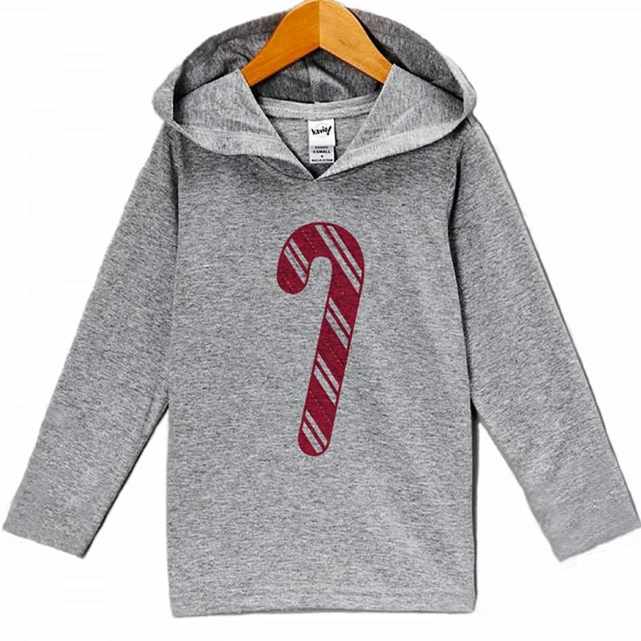 7 ate 9 Apparel Kid’s Candy Cane Christmas Hoodie