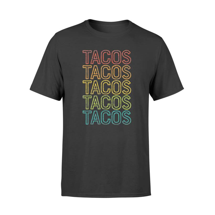 Taco T shirt Retro Tacos Vintage Tuesday Mexican Shirt – Standard T-shirt