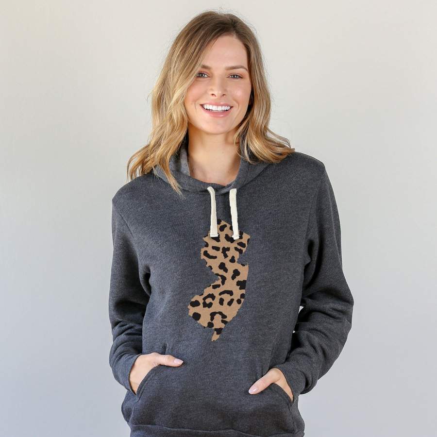 New Jersey Leopard Pattern Hoodie