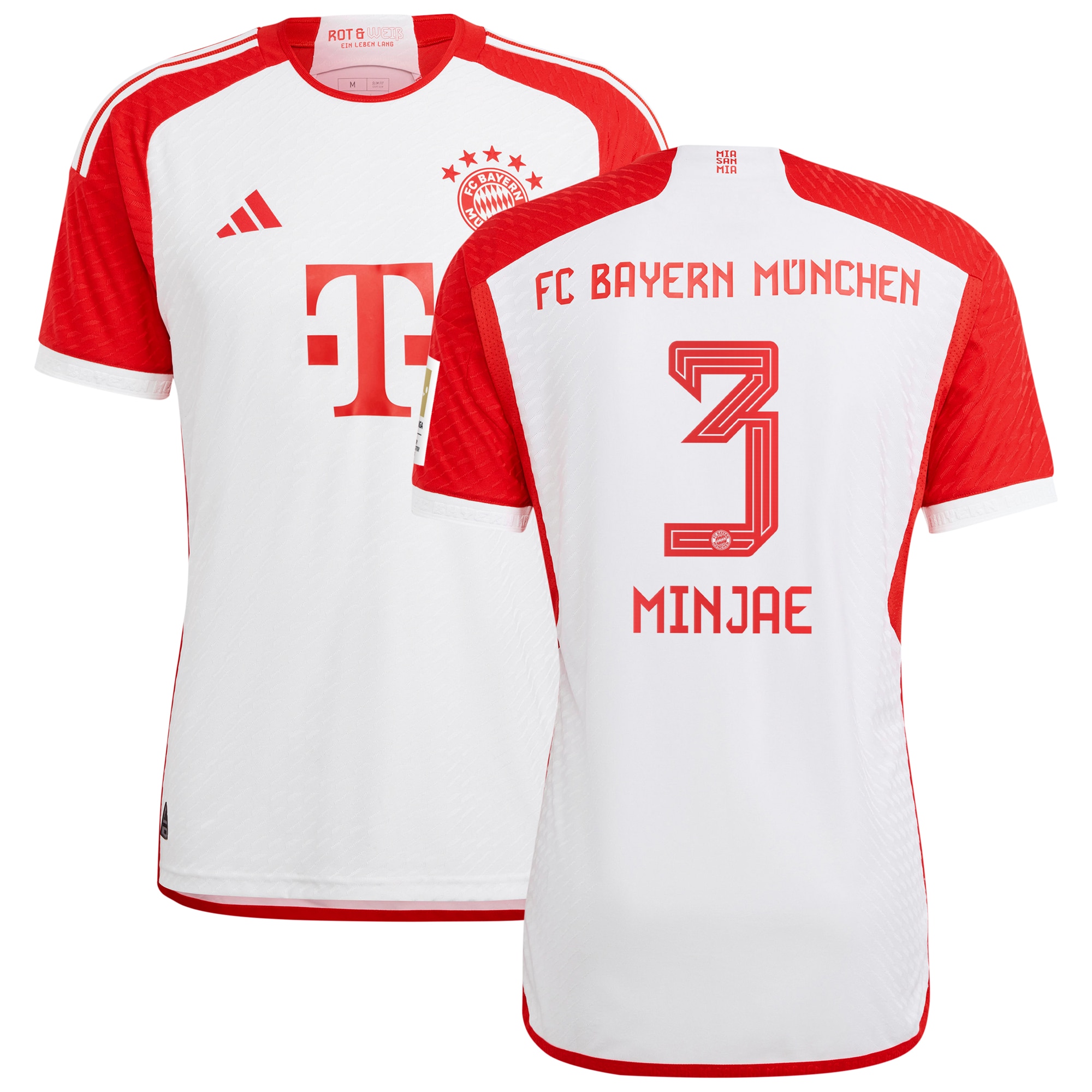 Kim Min-jae Bayern Munich 2023/24 Home Authentic Jersey – White