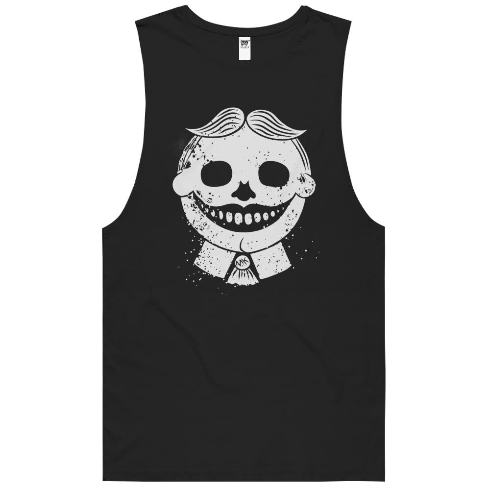 Tillie Skull Face – Asbury Park, New Jersey Punk Rock N Roll Tank Top T-Shirt