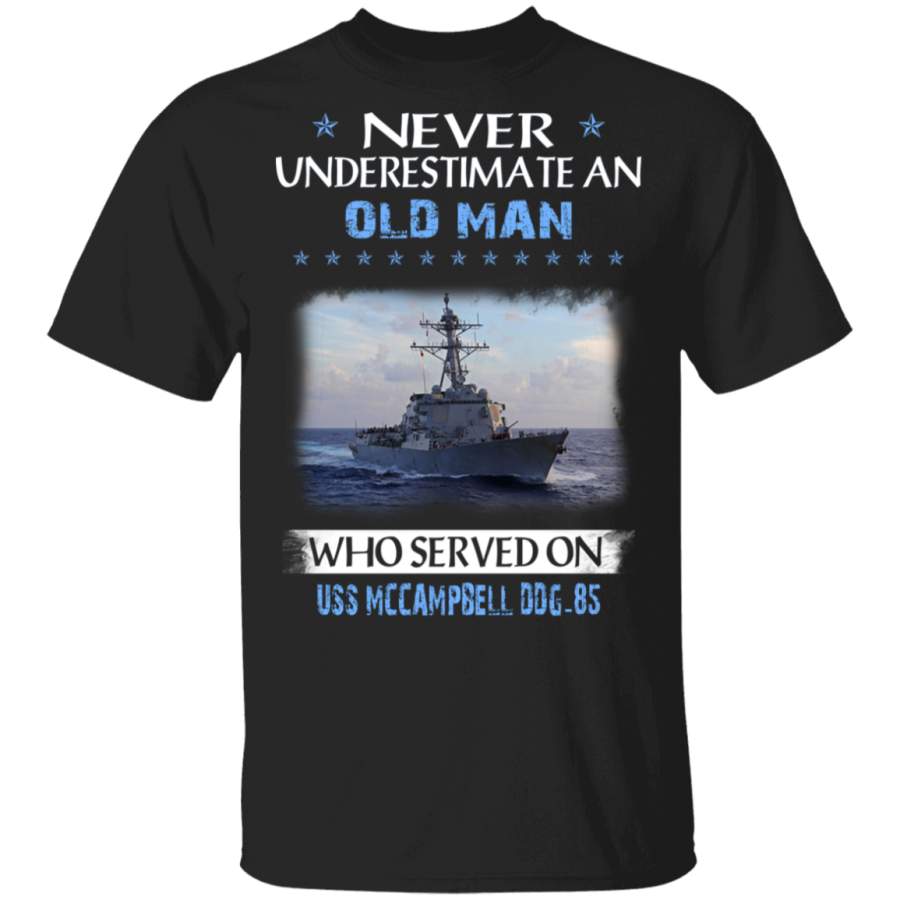 USS McCampbell DDG-85 Veterans Day Christmas Gift T-Shirt