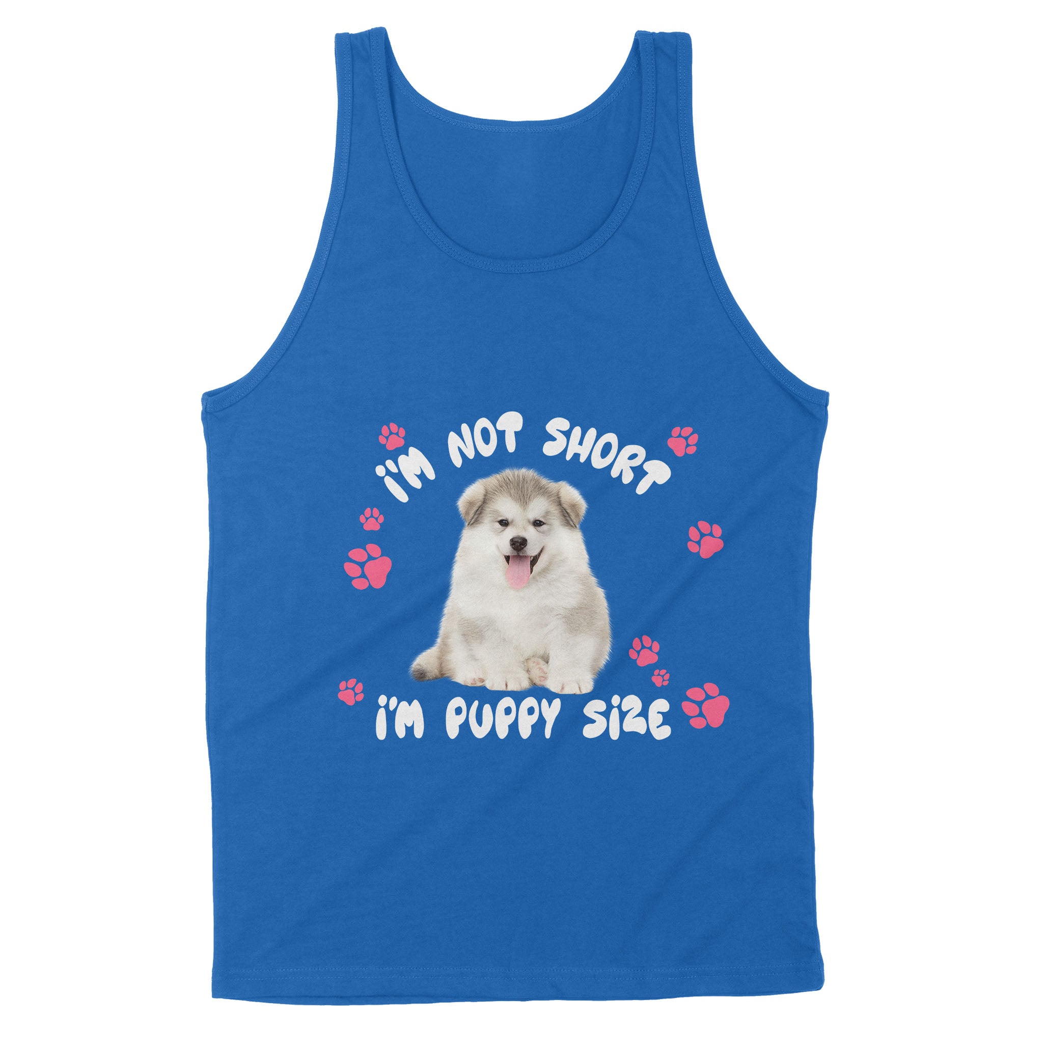 Puppy size Alaskan – Standard Tank –  Gift for you, gift for her, gift for dog lover, gift for alaska lover