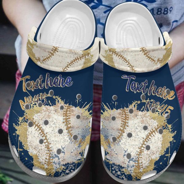 Baseball Personalized Clog Custom Crocss Comfortablefashion Style Comfortable For Women Men Kid Print 3D Twinkle Mud 1