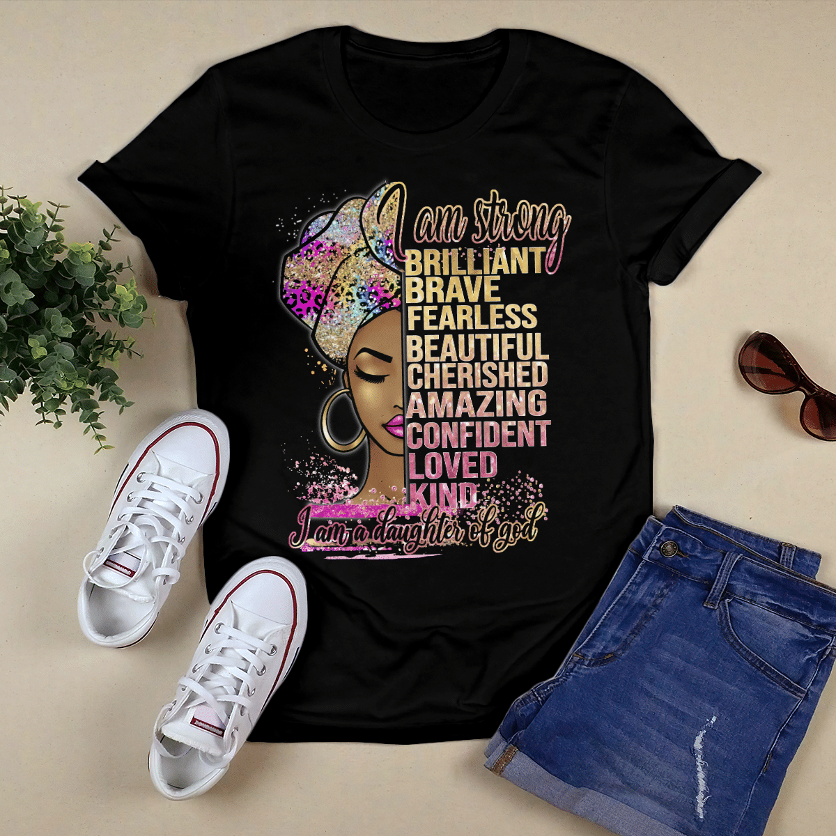 Shirt For Girl Black Girl Shirt I’M A Daughter Of God Shirts