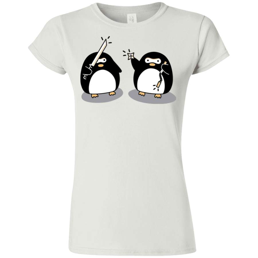 Cute Ninja Penguins Junior Slimmer-Fit T-Shirt