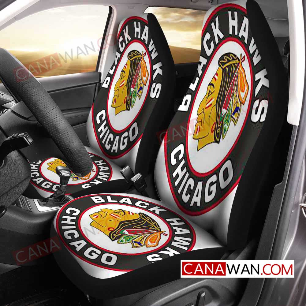 Chicago Blackhawks Style122 3D Customized Personalized Car Seat Cover