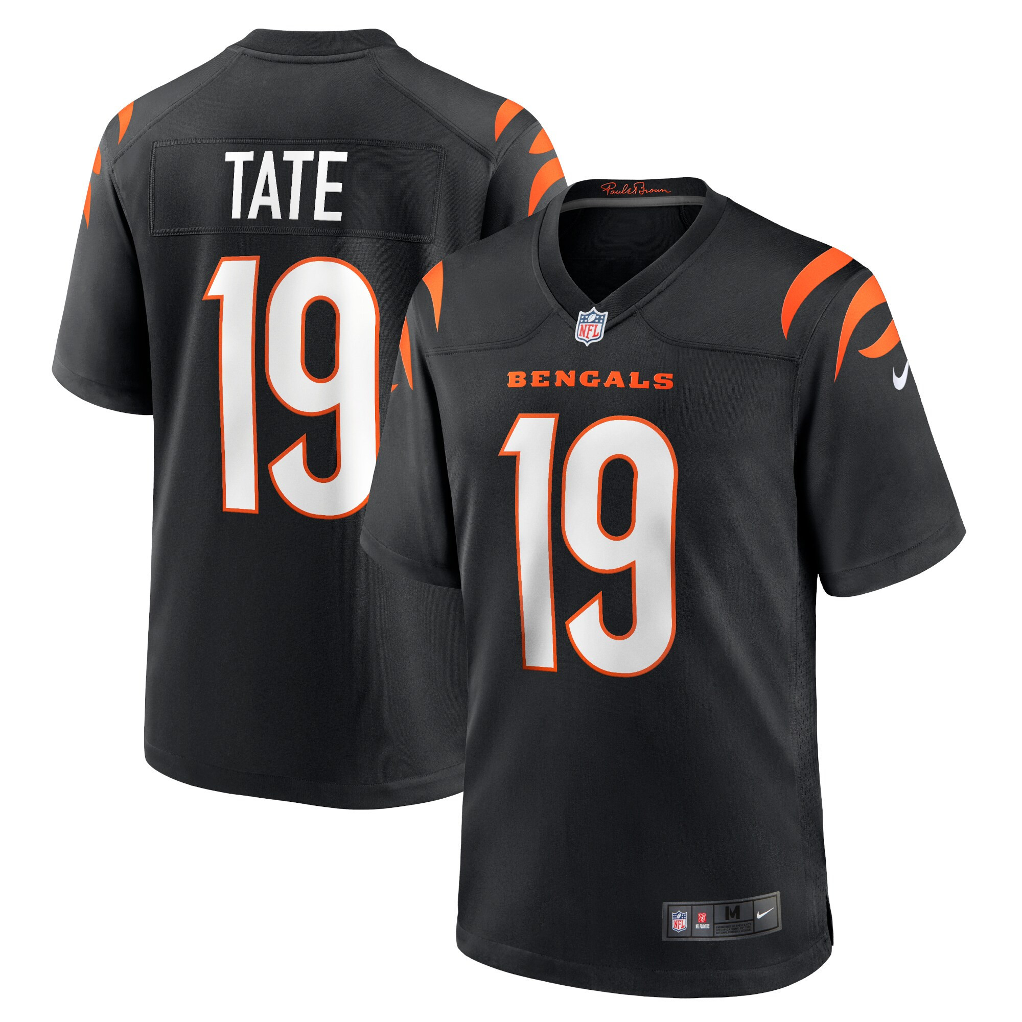 Auden Tate Cincinnati Bengals Game Jersey – Black NFL