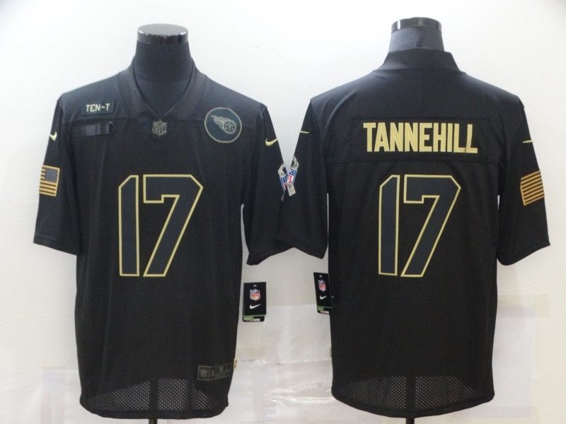 Tennessee Titans Ryan Tannehill #17 NFL 2020 Black Jersey