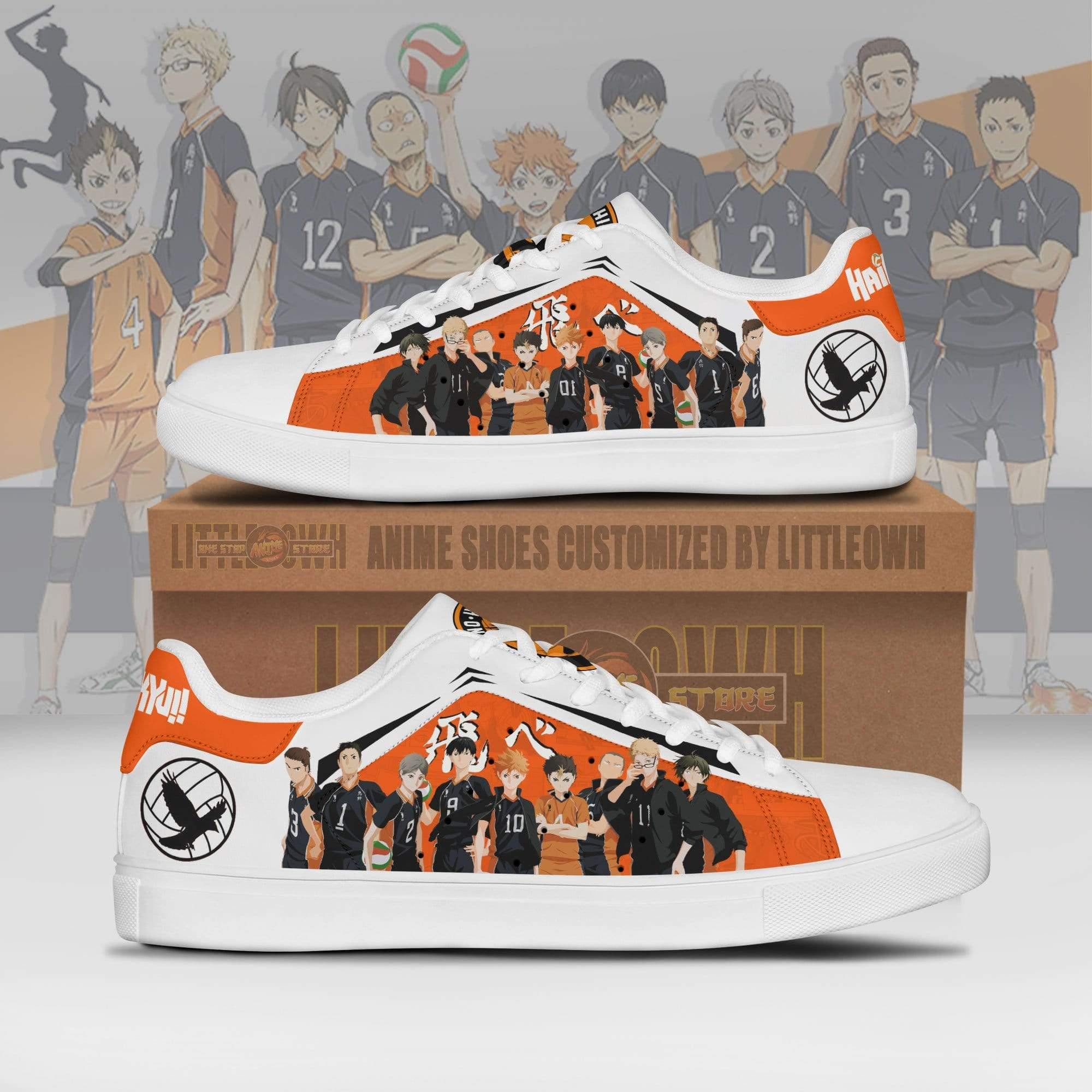 Karasuno High Sneakers Custom Haikyuu!! Anime Skate Shoes