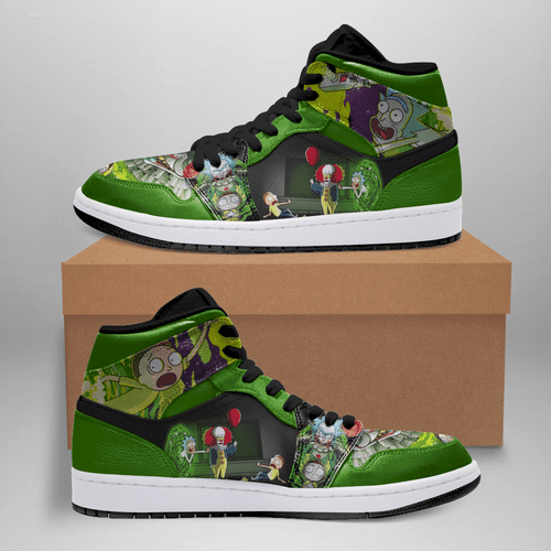 Rick And Morty Air Jordan Aj1252 Shoes Sport Sneakers