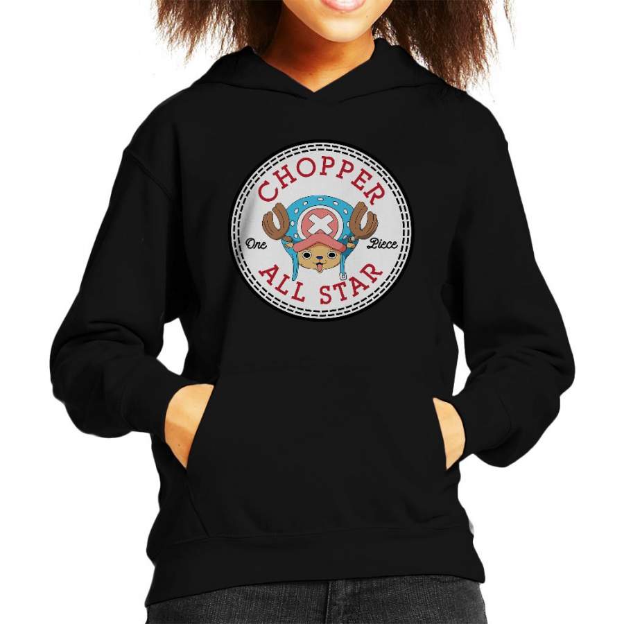 Tony Tony Chopper One Piece Converse All Star Kid’s Hooded Sweatshirt