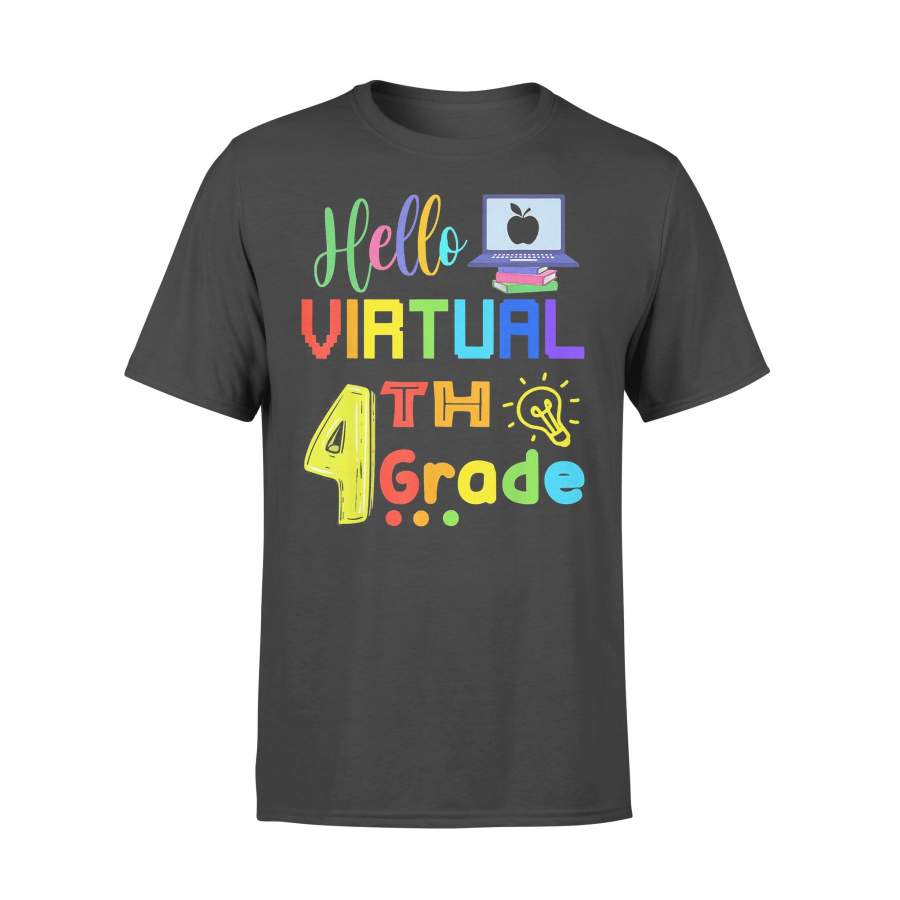 Hello Virtual 4Th Grade Back To School T-shirt