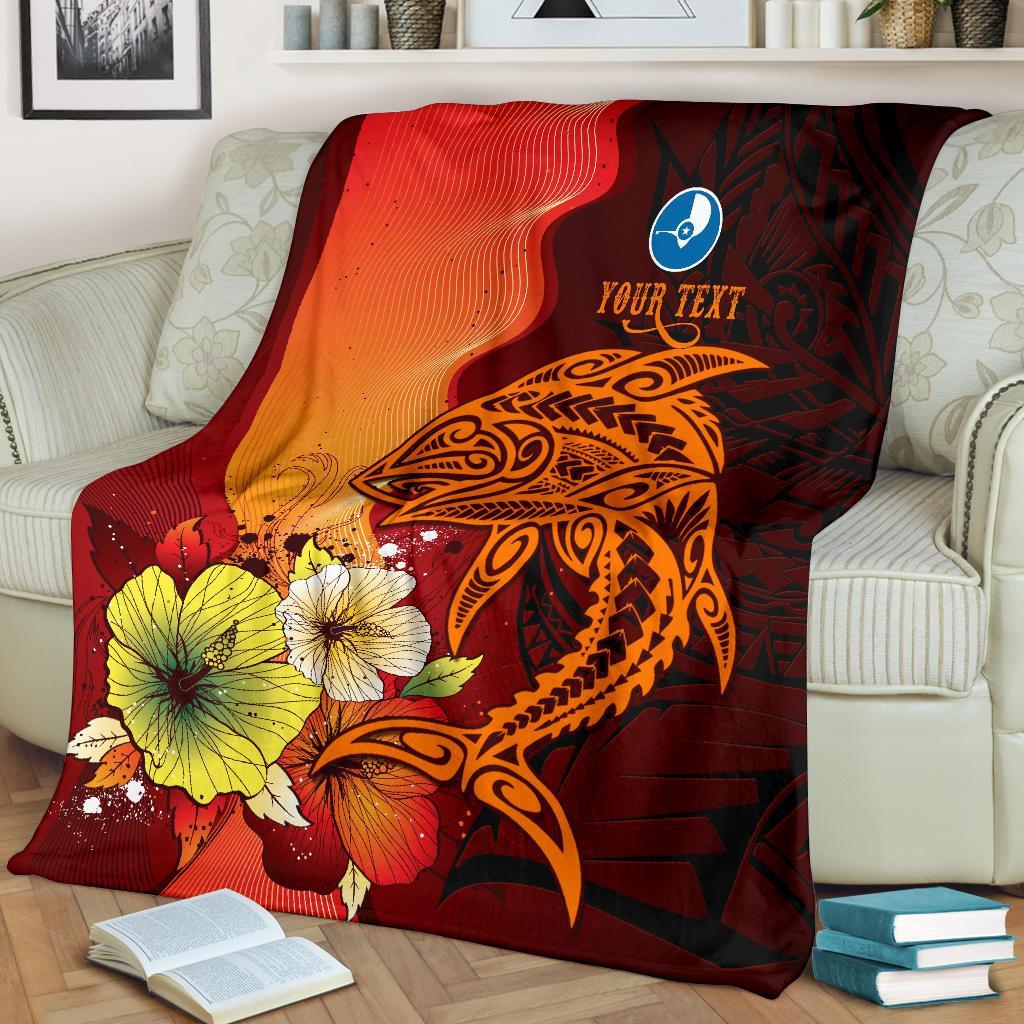 Yap Custom Personalised Premium Blankets – Tribal Tuna Fish – BN39