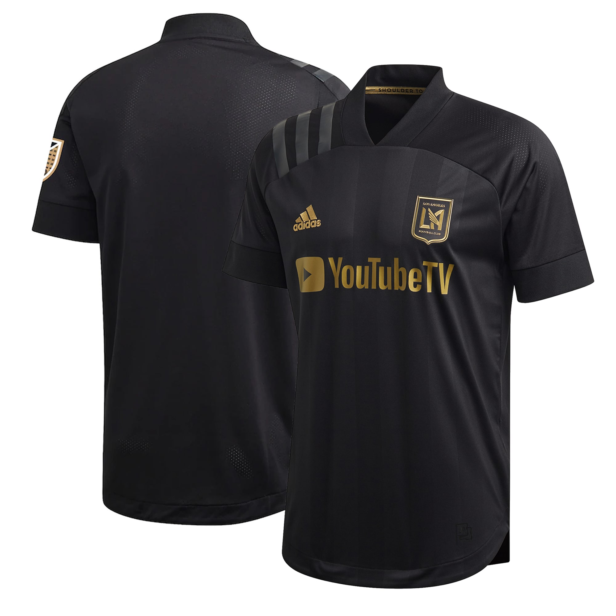 LAFC 2020 Primary Authentic Blank Jersey – Black