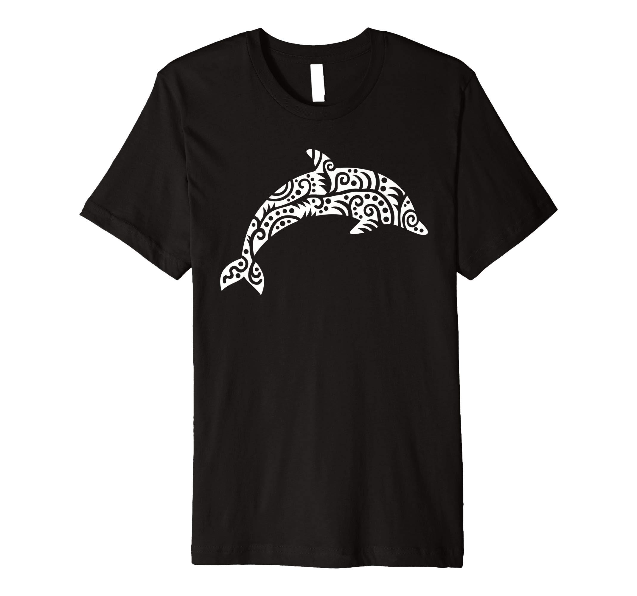 Dolphin With Pattern Premium T-Shirt