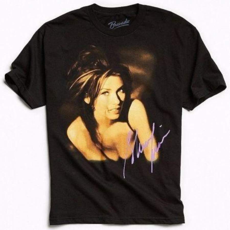 Men’s Fashion Cotton T-shirt  Shania Twain WILD WICKED VINTAGE SEPIA T-Shirt Mens Funny Tshirts