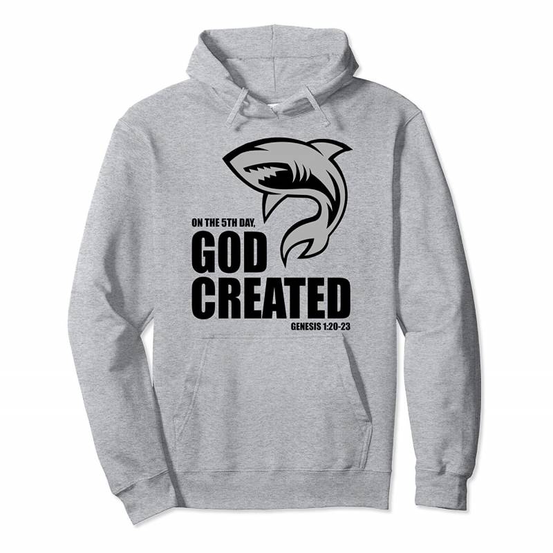 Christian Great White Hammerhead Tiger Sand Shark God Bible Pullover Hoodie, T Shirt, Sweatshirt